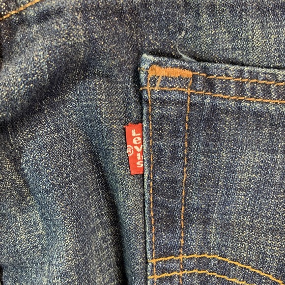 Levis 569 Jeans Men 33x32 Dark Blue Denim Relaxed Med Wash Y2K Baggy Skater Gorp - Picture 4 of 15